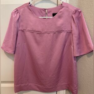 J Crew Silky Pink T-shirt Blouse